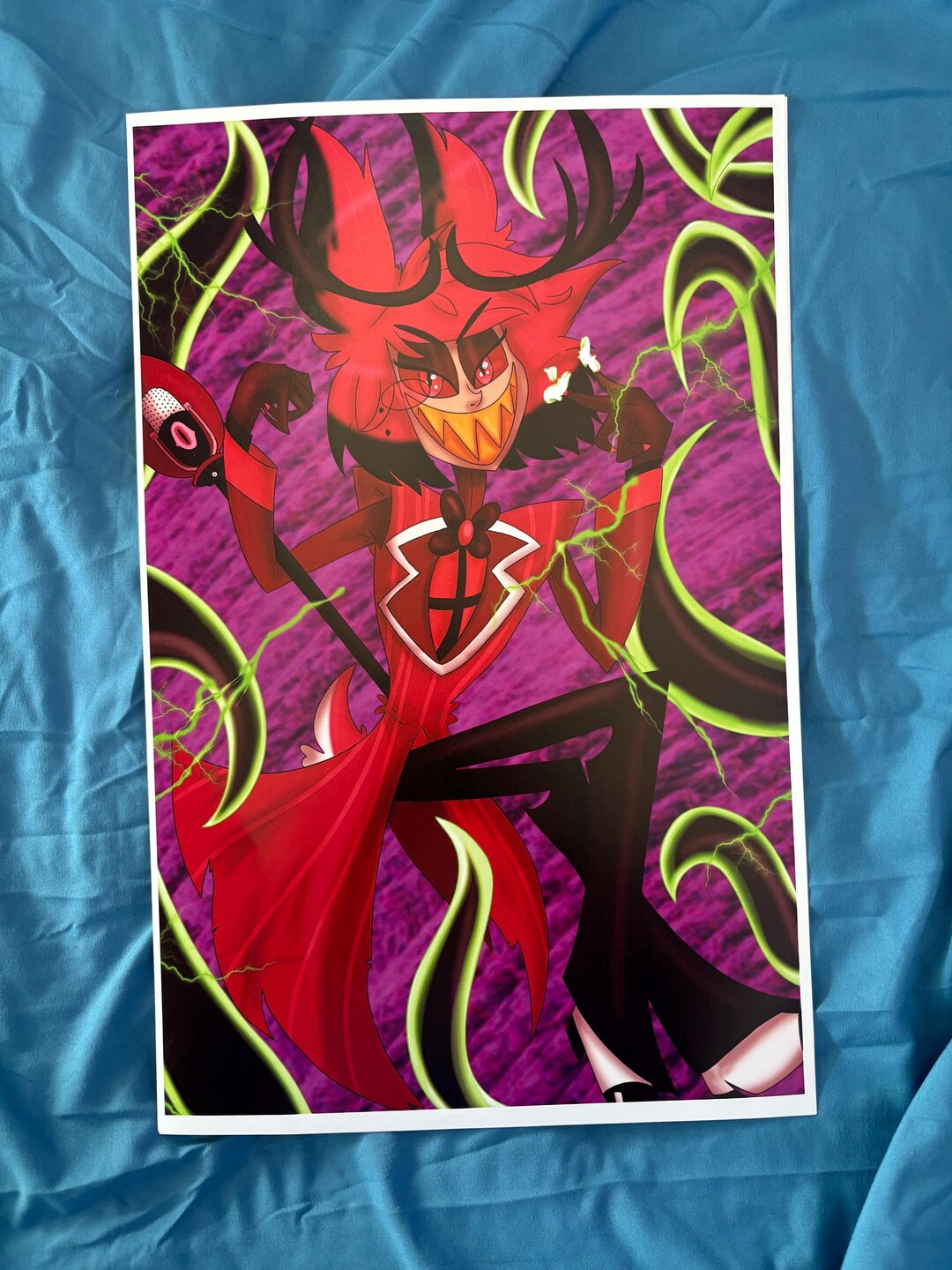 Alastor Hazbin Hotel Print 11x17 - Etsy
