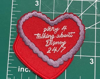 Patch, heart shaped Disney love