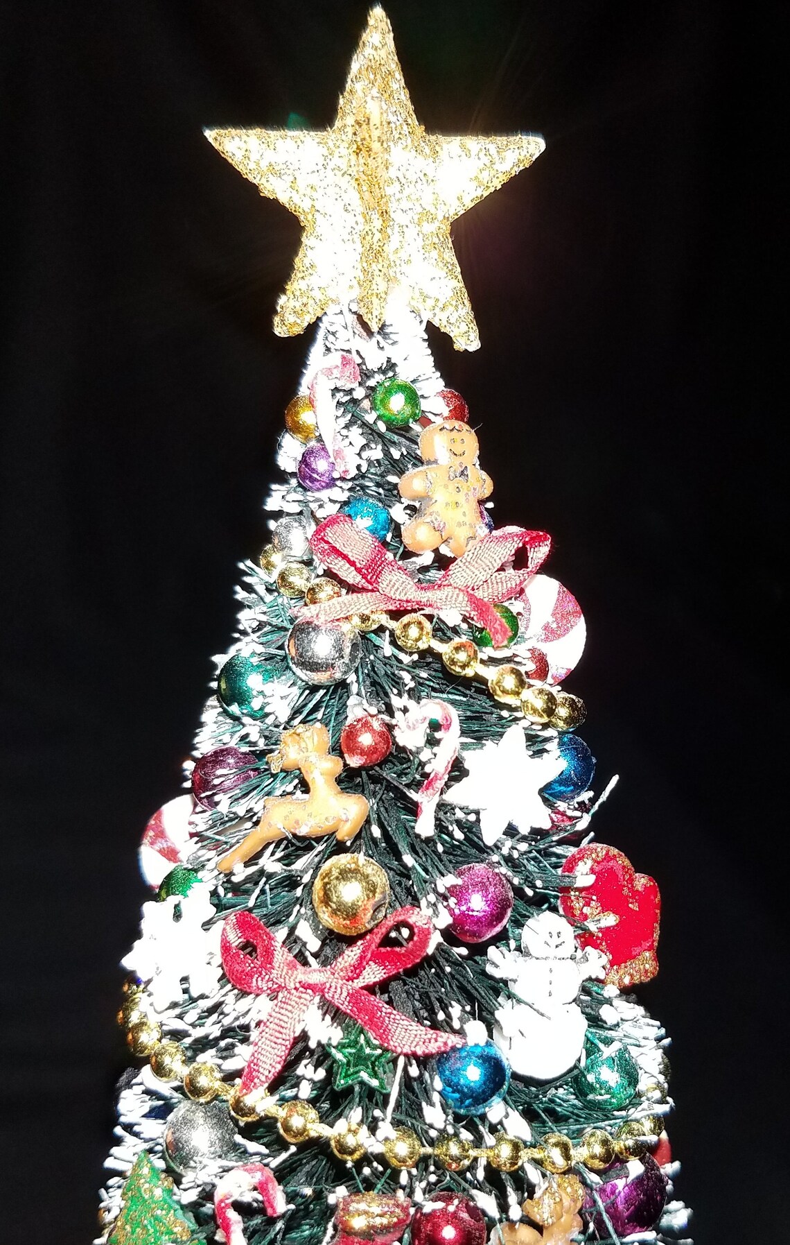 6 inch handcrafted colorful traditional Christmas tree Etsy