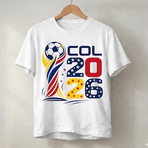 COL 2026 Soccer Design, Colombia World Cup Clipart (Digital Download)