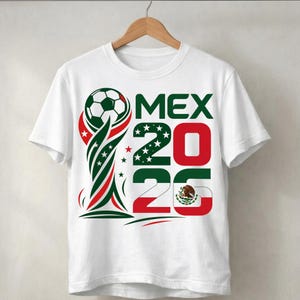 MEX 2026 Soccer Design, Mexico Football Graphic, PNG File (Instant Download)