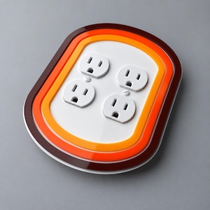 AtomCat Covers, Retro Light Switch Cover, Mid Century Modern Outlet Cover, Custom Acrylic Wall Plate, MCM Home Decor image 7