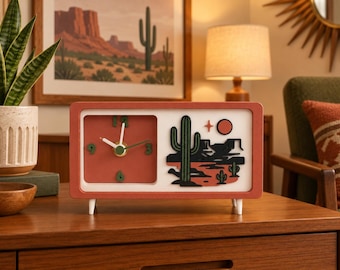 Southwestern Sun Clock - Desk and Tabletop