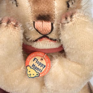 Sleeping Vintage Steiff Bunny - Etsy