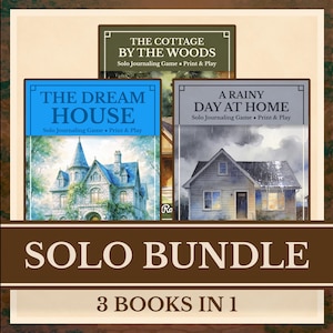 3-in-1 solojournaal-RPG-bundel | Mindfulness + Cosy Fantasy Journaling-pdf's
