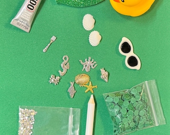 DIY Mermaid Rubber Duck Kit | Build Your Own Duck | Mermaid Craft Kit | Girls Night Activity | Birthday Party Craft | Handmade Gift