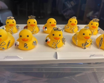 Nurse Rubber Duck | RN Gift | LPN Gift | CNA Gift | Nursing Student Gift | Funny Nurse Gift | Handmade Rubber Duck Collectible