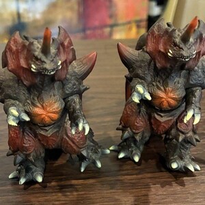 Vintage Bandai Godzilla Destoroyah Mini Figure Lot 2002 2003 Tokyo SOS Sofubi zdjęcie 4