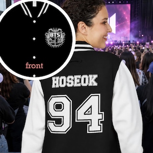 BTS Varsity Jacket black J-HOPE ジャケット BTS Varsity Jacket black J-HOPE ジャケット - メルカリ