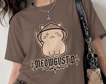 Meowgust D BTS Shirt, BTS Merch Funny Cat Tee, Agust D Suga Yoongi Shirt, I love Yoongi, ARMY gift