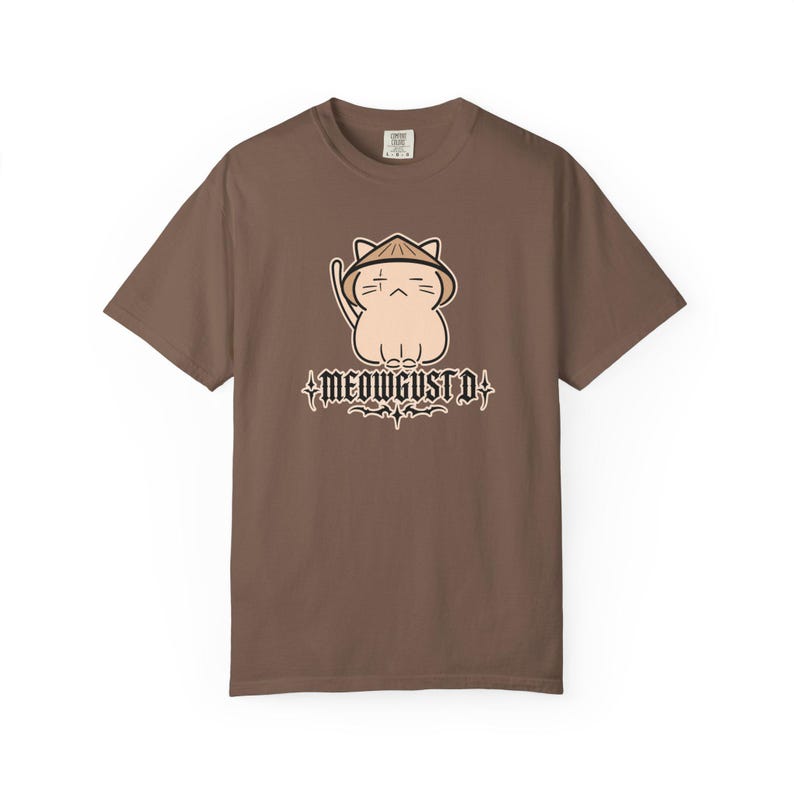 Koszulka Meowgust D BTS, zabawna koszulka z kotem BTS Merch, koszulka Agust D Suga Yoongi, kocham Yoongi, prezent dla ARMY Espresso