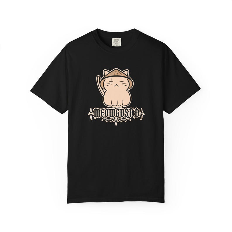 Koszulka Meowgust D BTS, zabawna koszulka z kotem BTS Merch, koszulka Agust D Suga Yoongi, kocham Yoongi, prezent dla ARMY Black