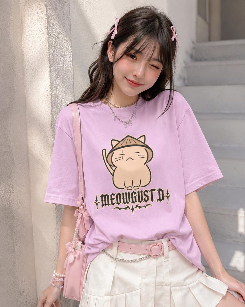 Koszulka Meowgust D BTS, zabawna koszulka z kotem BTS Merch, koszulka Agust D Suga Yoongi, kocham Yoongi, prezent dla ARMY zdjęcie 2