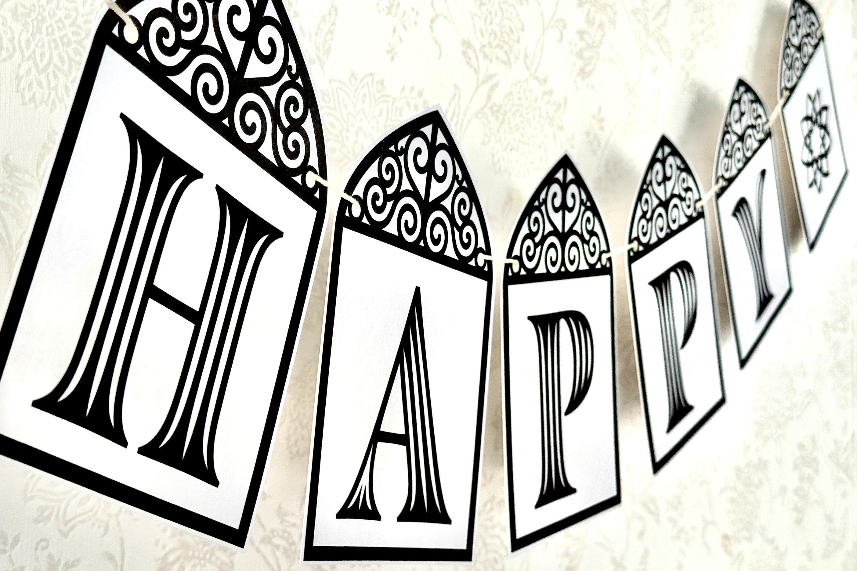 Printable Naw-rúz Banner / Joyous Bahai New Year 9-pointed Star Garland ...