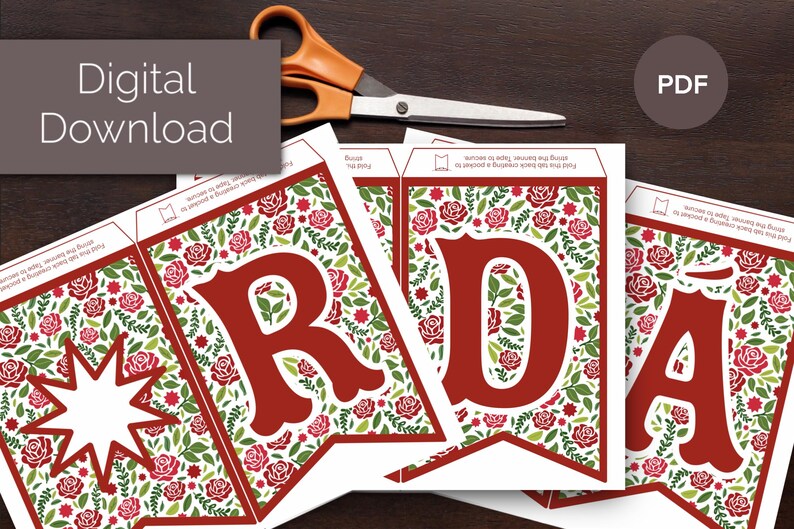 Printable Rda Sticker Printable Ridván Festival Banner / 9-pointed Star Celebration Decor ...