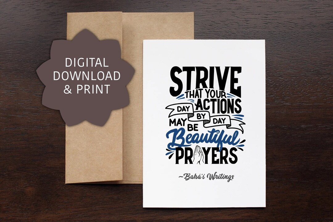 Beautiful Prayers Printable Greeting Card / Instant Download / - Etsy