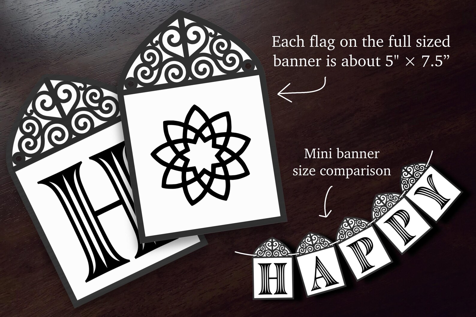 Printable Naw-rúz Banner / Joyous Bahai New Year 9-pointed Star Garland ...