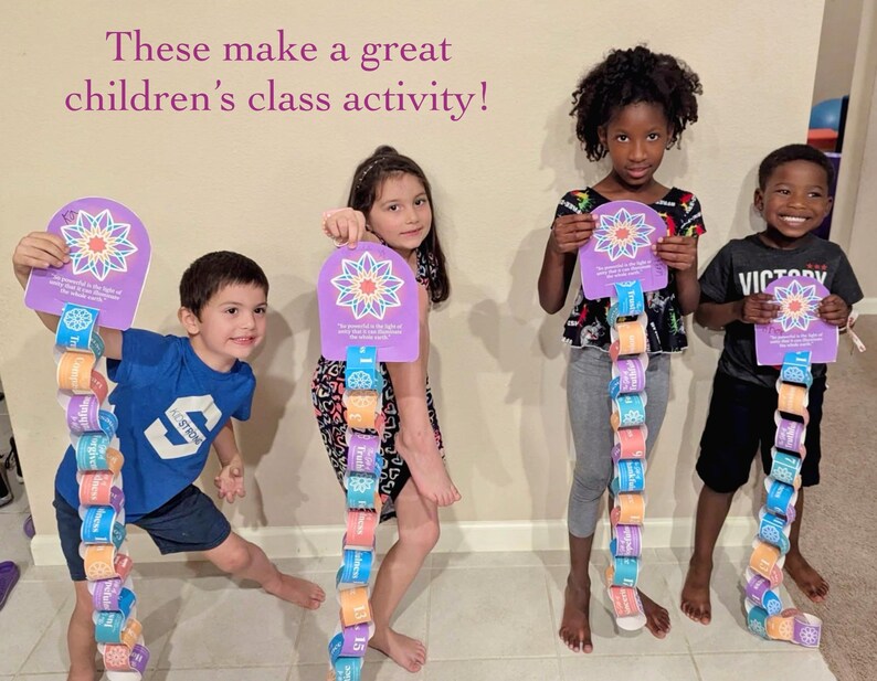 Printable Virtues Chain Kit – 19-day Advent Countdown Activity for ...