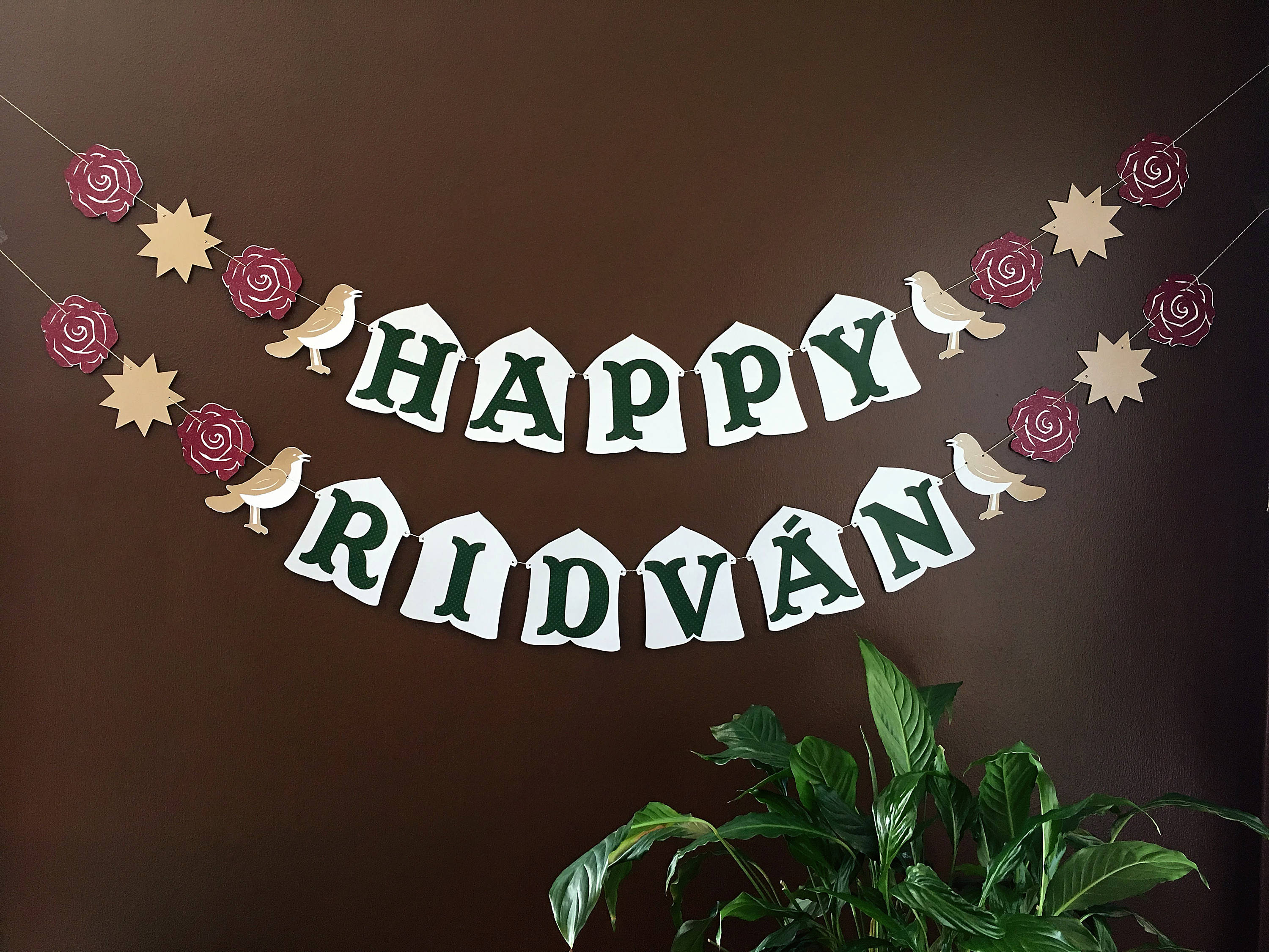 Limited Edition Happy Ridvan Tent Banner Baha I Faith Etsy
