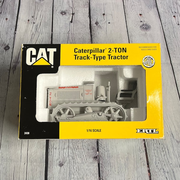 1993 ERTL Caterpillar 2-TON Track-Type Tractor Toy Model - 1/16 Scale