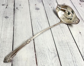 Vintage Wallace Baroque Punch Ladle - Serving - Silver Plate