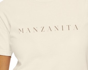 Manzanita Shirt - Minimal Oregon Coast Tee - Comfort Colors 1717 Unisex T-Shirt