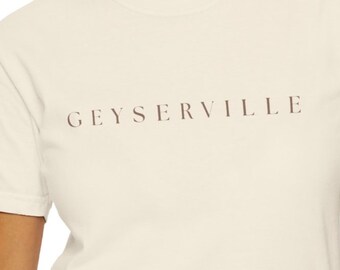 Geyserville Shirt - Minimal Sonoma Wine Country Tee - Comfort Colors 1717 Unisex T-Shirt