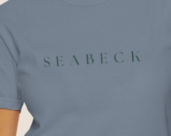 Seabeck Shirt - Minimal Pacific Northwest Coastal Tee - Comfort Colors 1717 Unisex T-Shirt