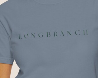 Longbranch Shirt - Minimal Pacific Northwest Coastal Tee - Comfort Colors 1717 Unisex T-Shirt