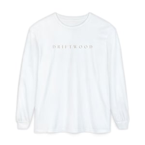 Driftwood Long Sleeve Shirt- Minimal Coastal Graphic Tee- Comfort Colors 6014- Pacific Northwest Shirt,-PNW Aesthetic Long Sleeve image 6