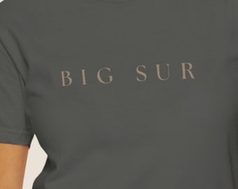 Big Sur Shirt - Minimal California Coast Tee - Comfort Colors 1717 Unisex T-Shirt