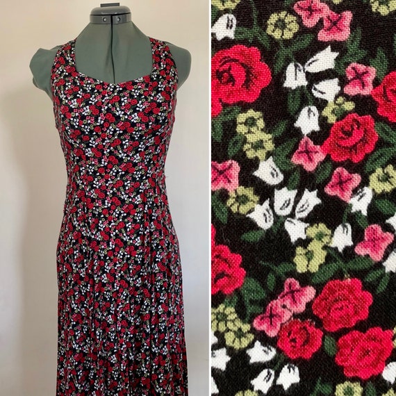 90's Flower Power Dress - image 1