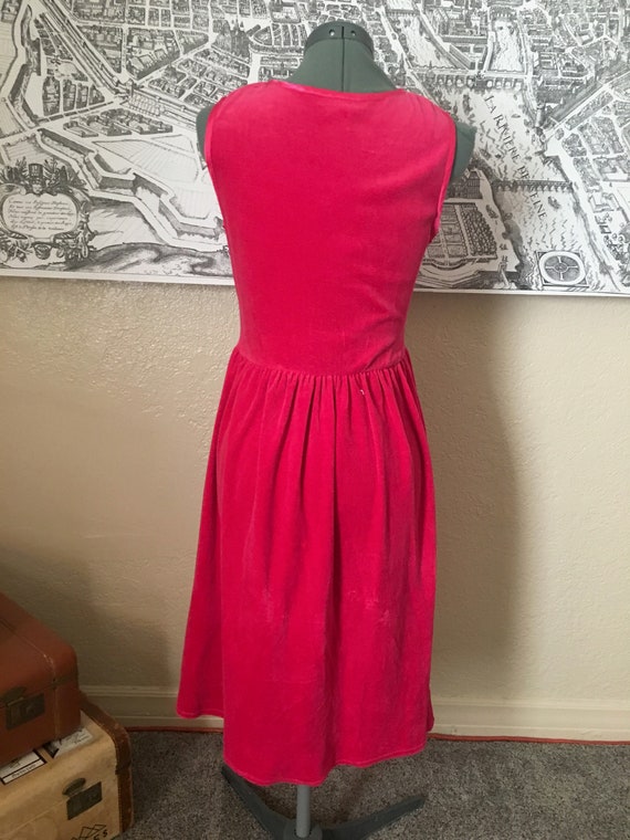 Hot Pink Velour, Baby! Dress - image 9