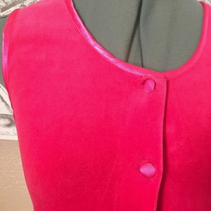 Hot Pink Velour, Baby Dress image 3