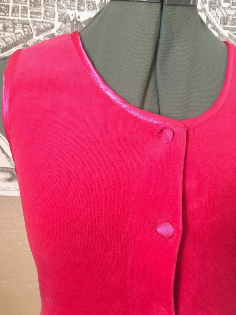 Hot Pink Velour, Baby Dress image 3