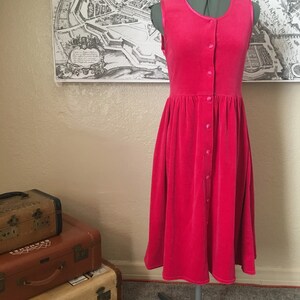 Hot Pink Velour, Baby Dress image 2