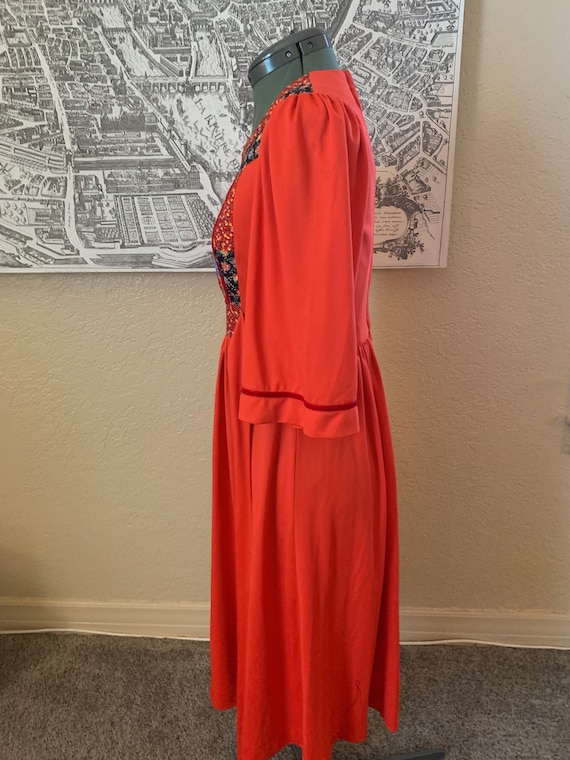 70's Patchwork Dress - image 4