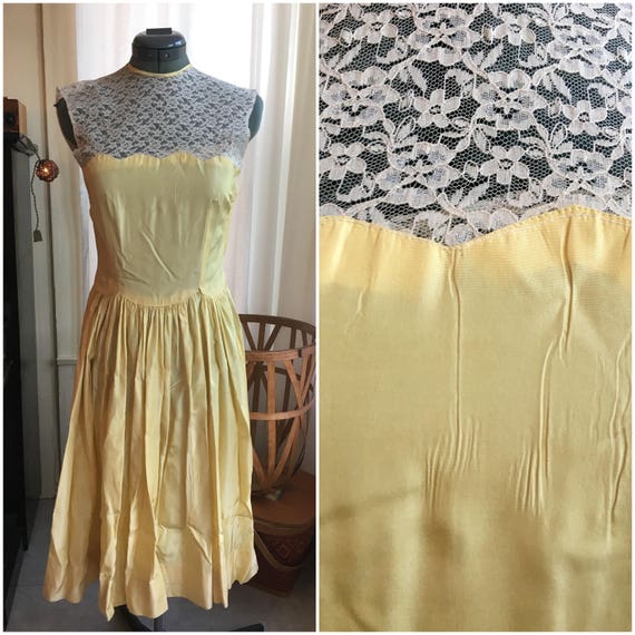 Pastel yellow deals dress