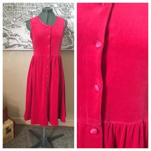 Hot Pink Velour, Baby Dress image 1