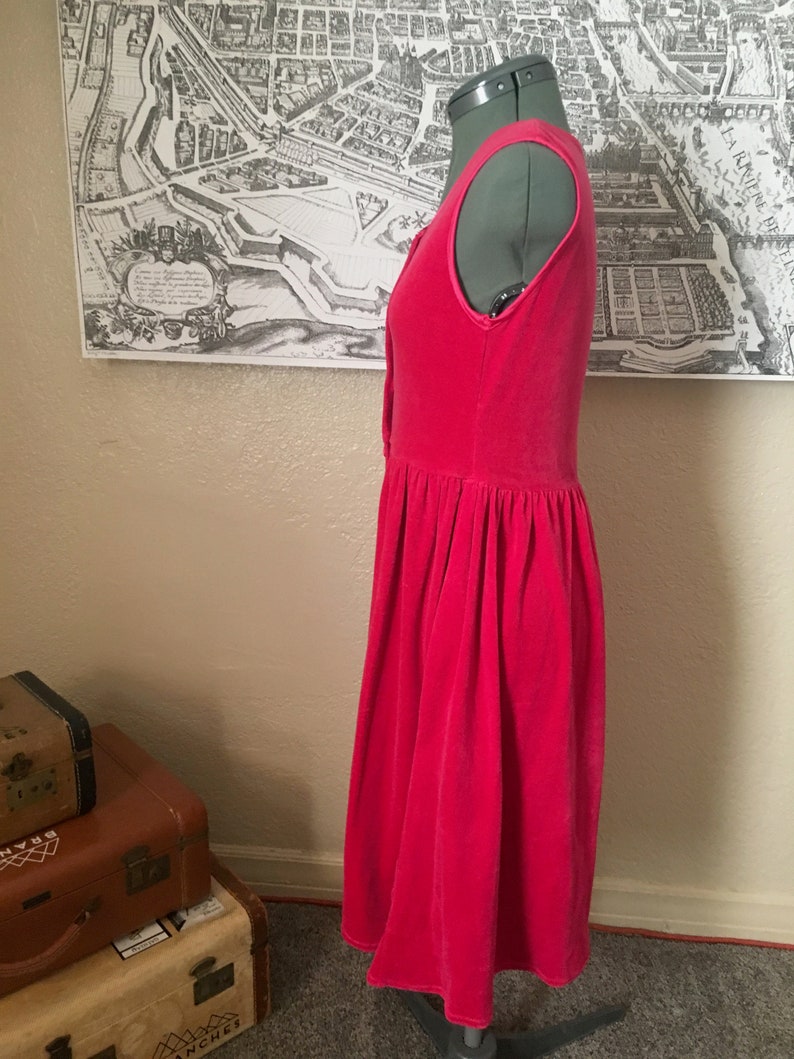 Hot Pink Velour, Baby Dress image 5