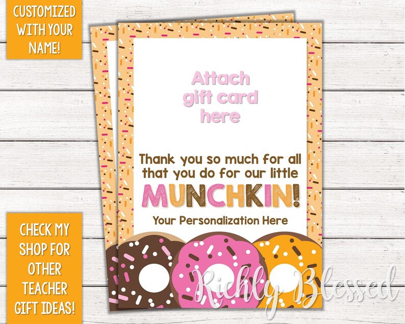 Dunkin Donuts Teacher Appreciation Printable Printable World Holiday