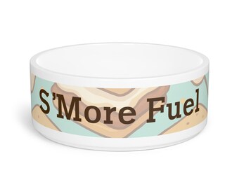 Comedero para mascotas SMore Fuel para acampar / Diseño de Smores para perros y gatos