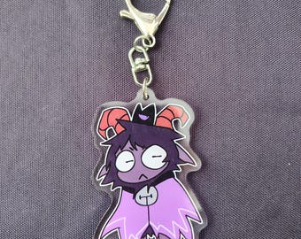 Cult of the Lamb The Goat Keychain 3" Lobster clip