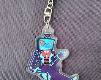 Hazbin Hotel Vox Keychain 3" Lobster Clip