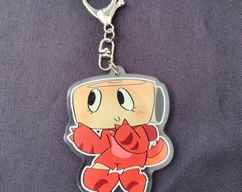 Dandy's World Shelly Acrylic Keychain 3" Lobster Clip