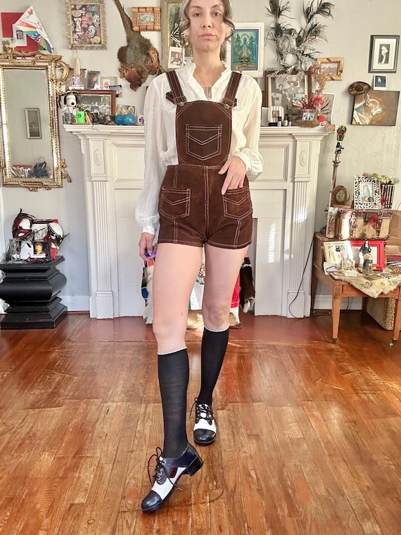 70s Patchwork & Heeled Oxfords - image 5