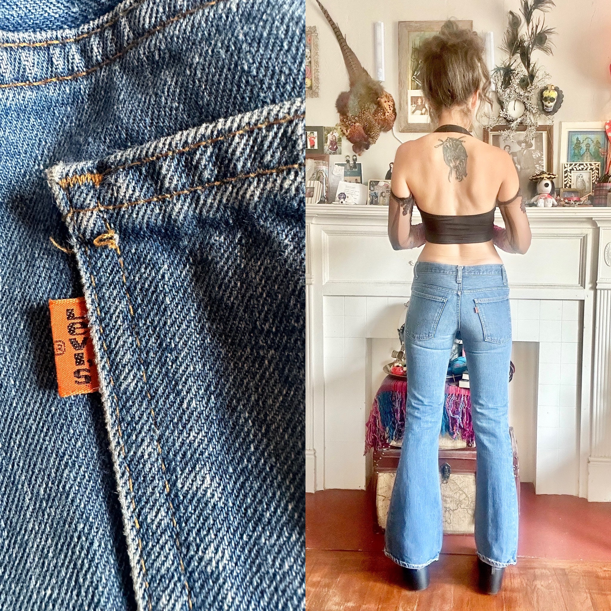 Vintage Washed Denim Pants With Bell Bell Bottom Jeans 70s For Women Low  Rise Flare Design, Slim Fit, Streetwear Fashion In 2022 From  Clothingforchoose, $17.77