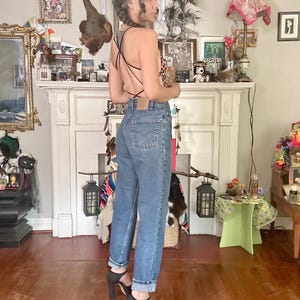 Worn Vintage Levis 550 Denim Jeans