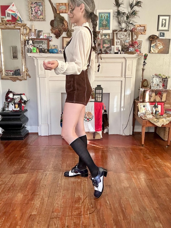 70s Patchwork & Heeled Oxfords - image 13