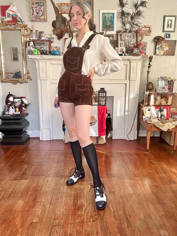 70s Patchwork & Heeled Oxfords - image 10